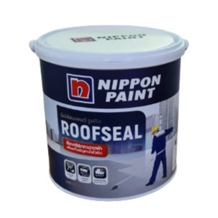 Nippon Paint Roof Seal อะคริ่ลิคกันรั่วซึมสำหรับดาดฟ้า สีทาหลังคา สีทาดาดฟ้า สีทากันรั่ว นิปปอนเพ้นท์ รูฟซีล ขนาด 4 กก.