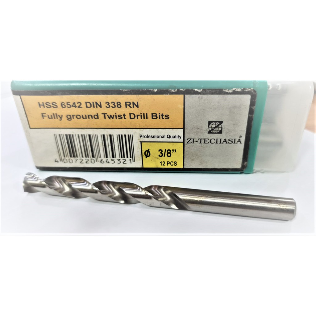 ZI-TECH ดอกสว่านเจาะโลหะ ไฮสปีด ไซเทคเอเซีย สีเงิน มาตรฐานเยอรมัน ขนาด 17/64"-1/2"