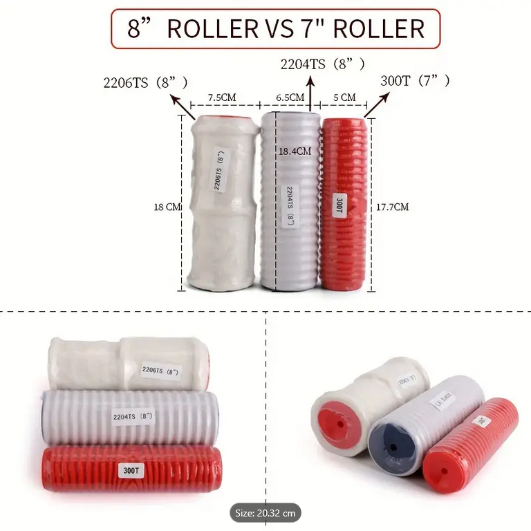 ลูกกลิ้งสร้างลาย ลายนูน ลายอิฐ ขนาด 8 นิ้ว - เครื่องมือสร้างสรรค์ลายผนัง DIY