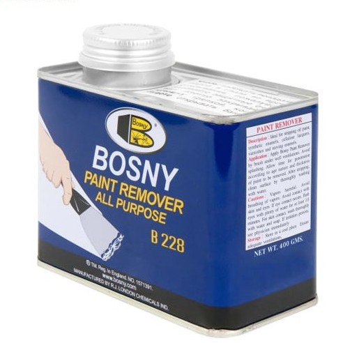 Bosny น้ำยาลอกสี บอสนี่ ขนาด 1/8 กล. ลอกสีเคลือบ สีน้ำมัน แลคเกอร์ วานิช สี่พ่น