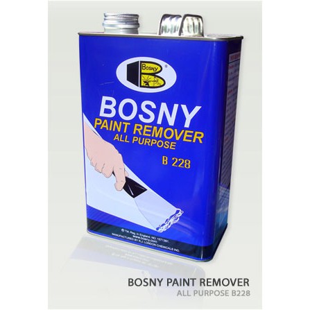 Bosny น้ำยาลอกสี บอสนี่ ขนาด 1/8 กล. ลอกสีเคลือบ สีน้ำมัน แลคเกอร์ วานิช สี่พ่น