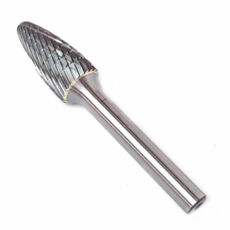 PFERD ดอกเจียรทังสเตนคาร์ไบด์ PFERD RBF MX NCC Tree shape with radius end RBF แกน 6 mm เยอรมันแท้