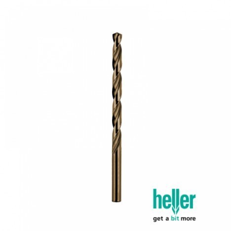Heller ชุด ดอกสว่านเจาะเหล็ก สเตนเลส ตัวสีทองชุบแข็งพิเศษ Heller HSS-Tin 19 ดอก/ชุด (เยอรมันแท้) ขนาด 1มม.-10มม.