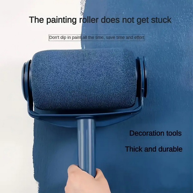 ลูกกลิ้งสี Easy-Fill 16.0cm Paint Roller Brush with 20.32cm Handle.