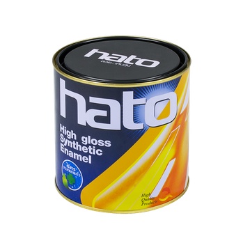 HATO สีเคลือบเงา ฮาโต้ ขนาด 1 ปอนด์(0.2ลิตร) และ 1/4 ปอนด์(0.05ลิตร) มีทุกสี
