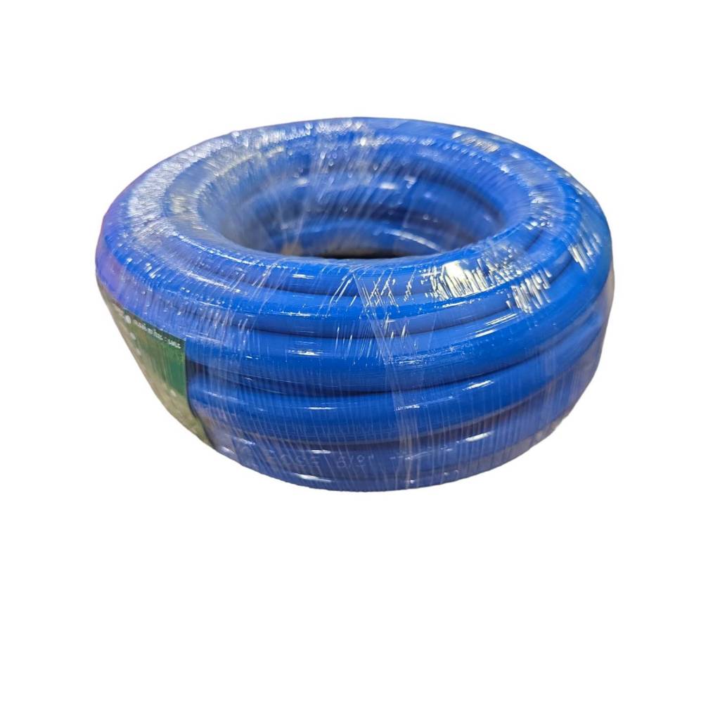 Thai Rubber Hose สายยางสีฟ้าชนิดเนื้อเด้ง ยืดหยุ่นพิเศษ ขนาด 5/8" ยาว 10 เมตร