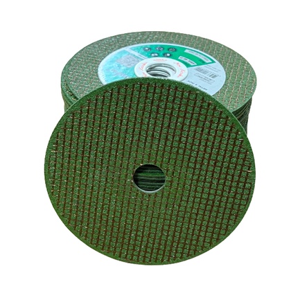 NKK แผ่นตัดสแตนเลส (แผ่นตัดเหล็กเขียว) 4"x1.1x16x2F [AWA46P] 105x1.1x16mm.
