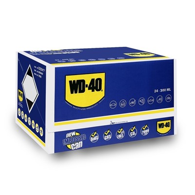 WD-40 น้ำมันอเนกประสงค์ WD40 ขนาด 300 มล. ใช้สำหรับหล่อลื่น คลายติดขัด ไล่ความชื่น ทำความสะอาด และป้องกันสนิม สีใส ไม่ม