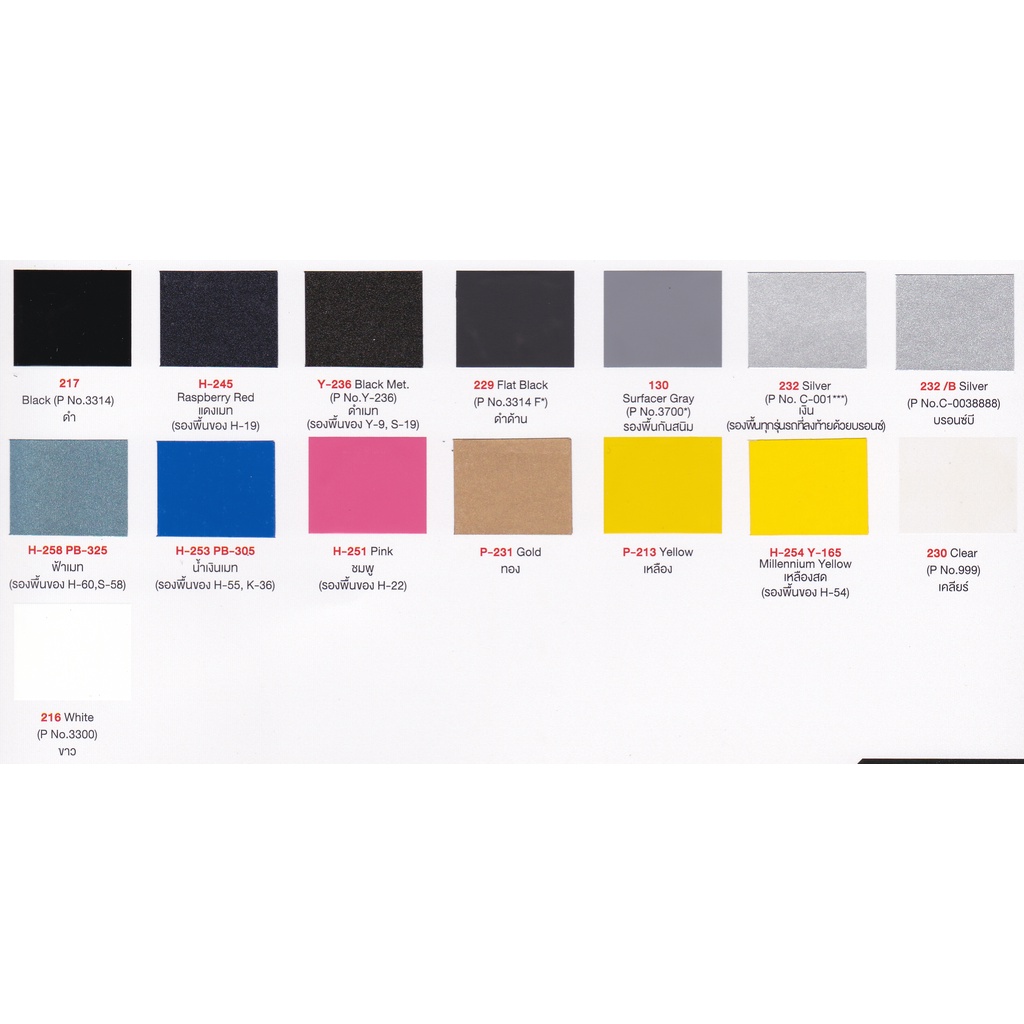 PYLAC 1000 (ไพเเลค 1000) สีสเปรย์พ่นมอเตอร์ไซค์ ไพเเลค 1000 KAWASAKI คาวาซากิ
