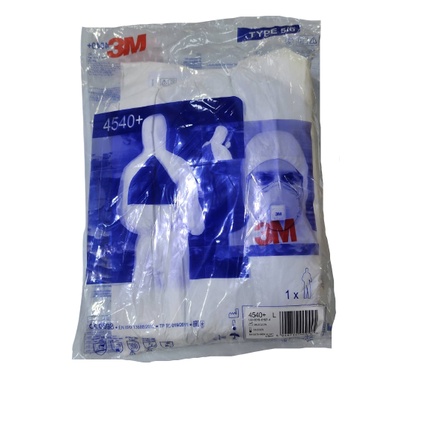 3M ชุดป้องกันฝุ่น ละออง และสารเคมี 3M รุ่น 4540+ ไซส์ M / L ราคาต่อชุด