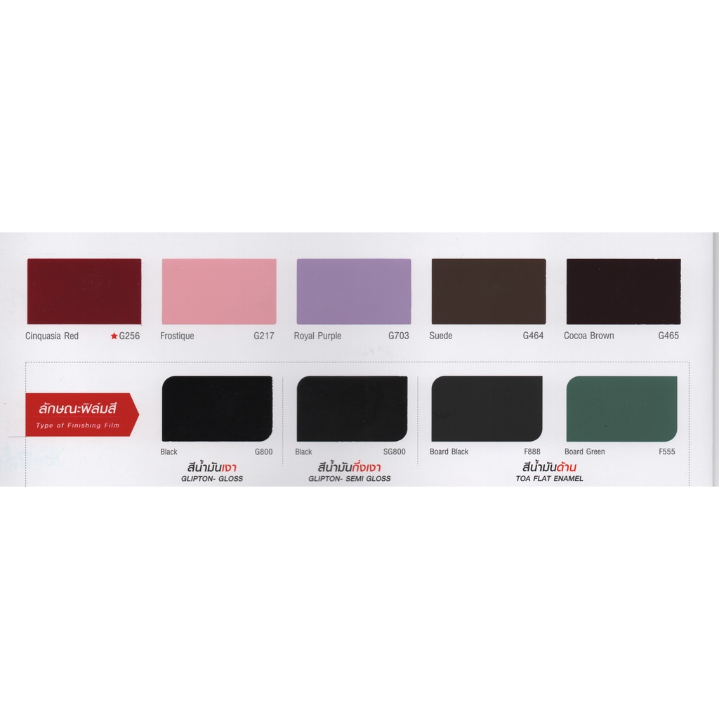 TOA Glipton ทีโอเอ กลิปตั้น สีเคลือบเงา สีน้ำมัน ทาไม้ ทาเหล็ก สีรองพื้นกันสนิม สีรองพื้นไม้ ขนาด 3.785 ลิตร
