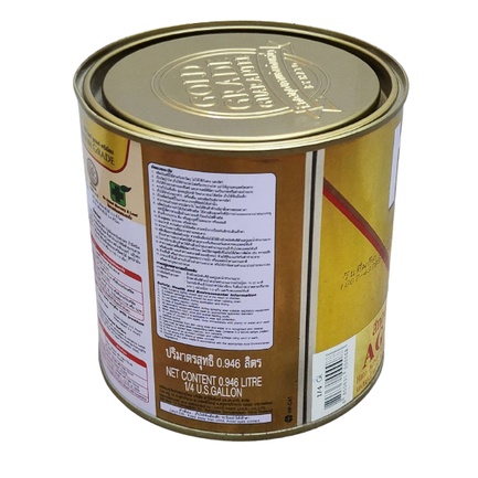HATO Gold น้ำยาผสมสีน้ำ สีทองอะคริลิก TG-09 ขนาด 1/4 GL [0.946 ลิตร]