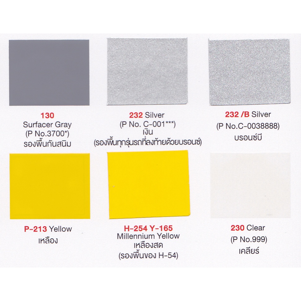 PYLAC 1000 (ไพเเลค 1000) สีสเปรย์พ่นมอเตอร์ไซค์ ไพเเลค 1000 เฉด YAMAHA