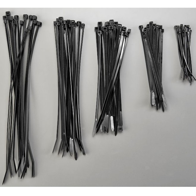 Nano เคเบิ้ลไทร์ ขาว/ดำ  4"  100mmx2.5mm  SN-100-2 (100เส้น) Material : Nylon 66 Best Quality : UL E126791:ISO 9001:2008