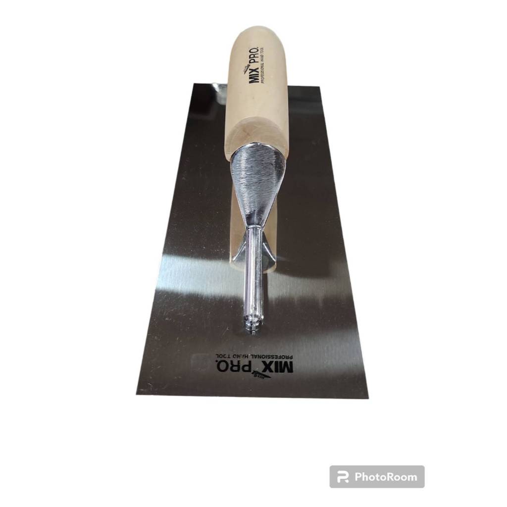 MixPro เกียงโป้ว ยิบซัม แบบไม่มีฟัน Plastering Trowel Stainless Steel 280 X 115