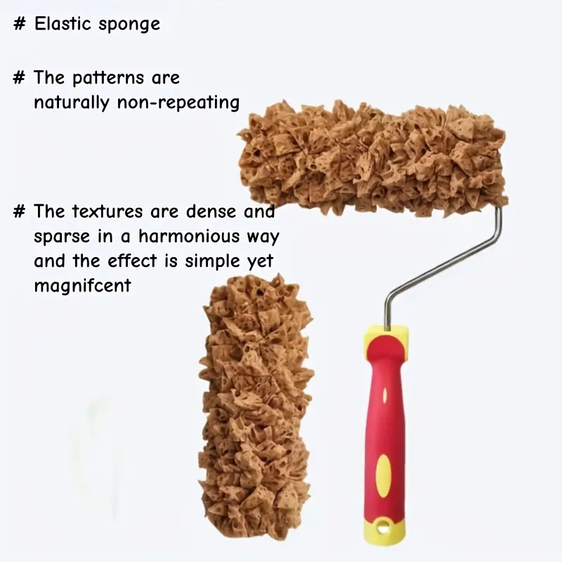 ลูกกลิ้งทาสีลายพิเศษ 5 นิ้ว Sponge Roller - สร้างสรรค์ลวดลายสวยงามบนผนังและเฟอร์นิเจอร์