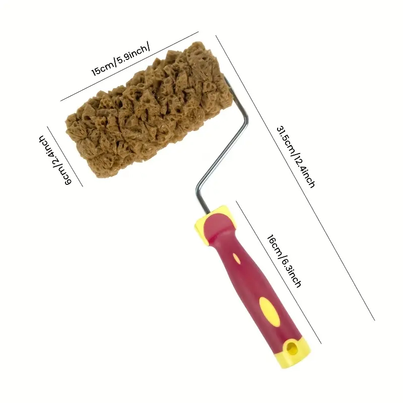 ลูกกลิ้งทาสีลายพิเศษ 5 นิ้ว Sponge Roller - สร้างสรรค์ลวดลายสวยงามบนผนังและเฟอร์นิเจอร์