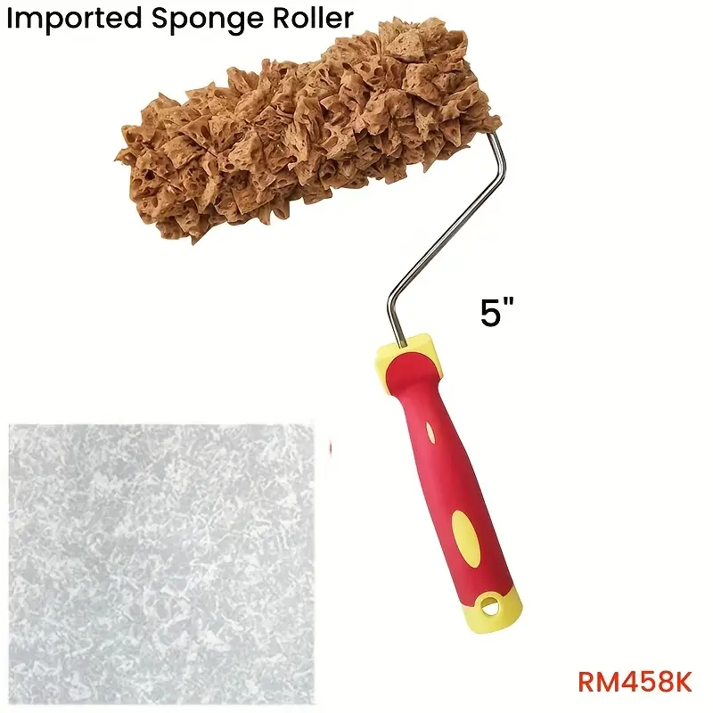 ลูกกลิ้งทาสีลายพิเศษ 5 นิ้ว Sponge Roller - สร้างสรรค์ลวดลายสวยงามบนผนังและเฟอร์นิเจอร์