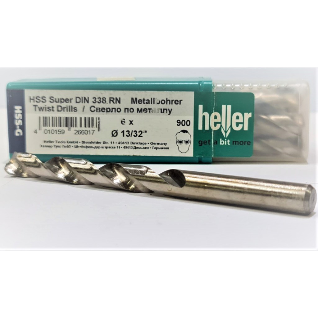 HELLER HIGH SPEED ดอกสว่าน เฮลเล่อ ขนาด 17/64"- 1/2" METAL DRILL BIT HELLER HIGH SPEED เยอรมันแท้