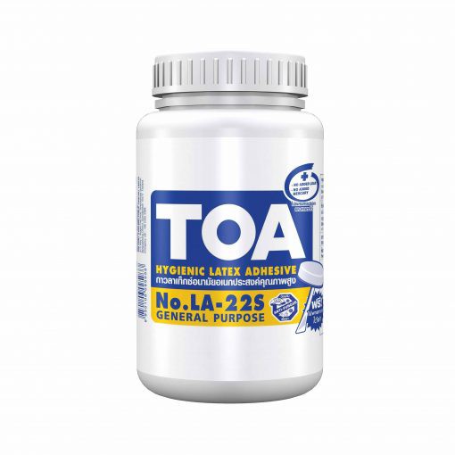 TOA กาวลาเท็กซ์ กป. ทีโอเอ LA-22S ขนาด  8, 16 และ 32 oz.