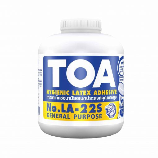 TOA กาวลาเท็กซ์ กป. ทีโอเอ LA-22S ขนาด  8, 16 และ 32 oz.