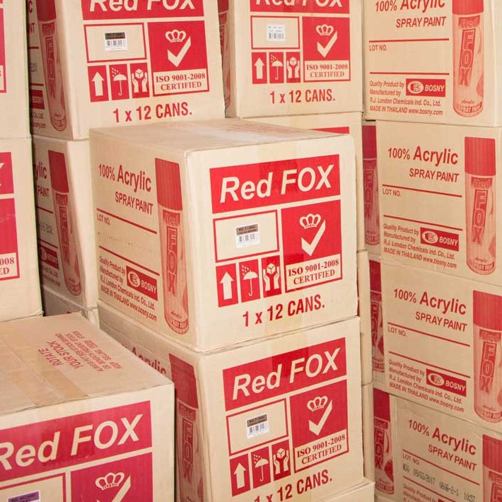 Red Fox สีสเปรย์ "เรดฟ๊อกซ์" "Red Fox" ขนาด 400 CC. 	STANDARD COLORS