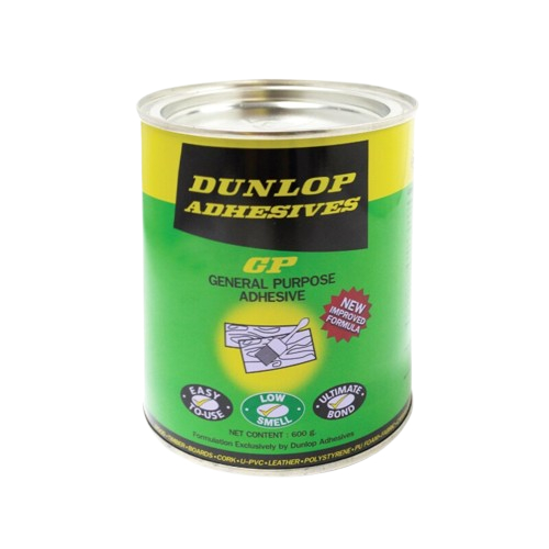 Dunlop ดันลอป กาวยาง กาวเคมี กาวยางอเนกประสงค์ สีแดงและสีเขียว ขนาด 600ml