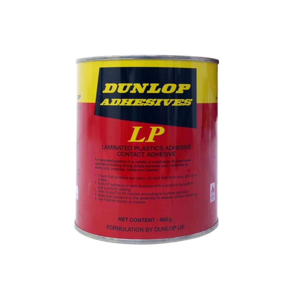 Dunlop ดันลอป กาวยาง กาวเคมี กาวยางอเนกประสงค์ สีแดงและสีเขียว ขนาด 600ml
