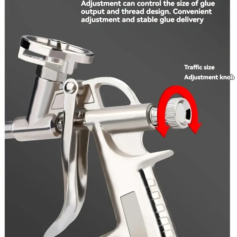 ปืนยิงโฟม (Foam Gun) รุ่น Metal Pro - สำหรับงานอุดรอยรั่ว ฉีดช่องว่าง และติดตั้งวงกบมืออาชีพ