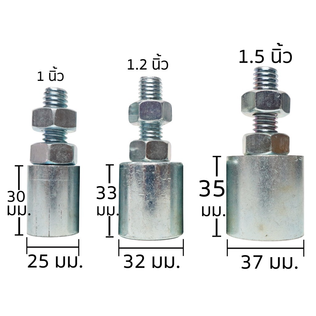 ล้อประคองเหล็ก ขนาด 1" /  1 1/4" /  1 1/2"   บูชประคองเหล็ก