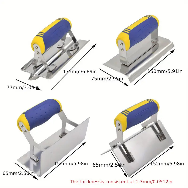 ชุดเครื่องมือสเตนเลสช่างมืออาชีพสำหรับงานปูนและคอนกรีต Stainless Steel Masonry & Concrete Tool Set