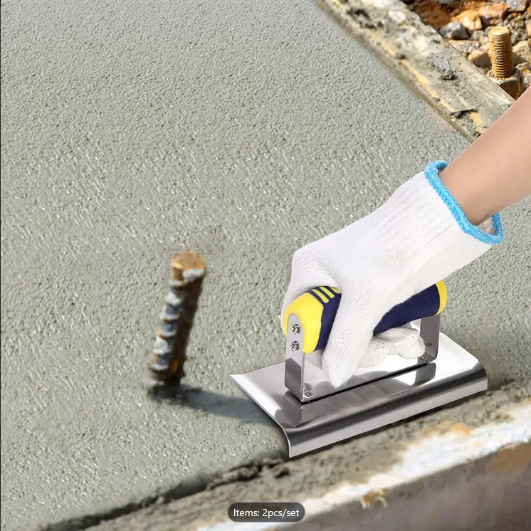ชุดเครื่องมือสเตนเลสช่างมืออาชีพสำหรับงานปูนและคอนกรีต Stainless Steel Masonry & Concrete Tool Set