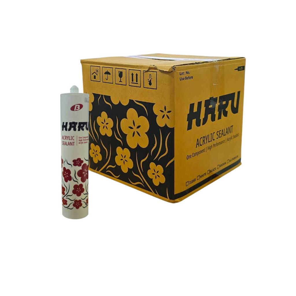 HARU อะคริลิคซีลแลนท์ กาวยาแนว อะคริลิค Acrylic Sealant ฮารุ ขนาด 430 กรัม