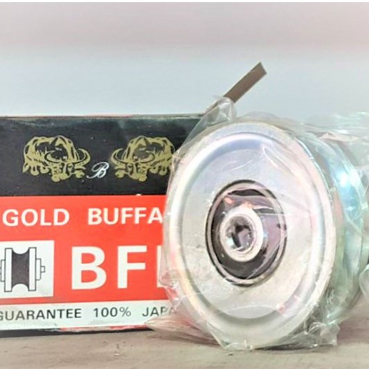 Gold Buffalo ล้อประตูรั้วเหล็กเหนียวลูกปืนนอก ล้อรางประตู ล้อรางฉาก 4 นิ้ว ร่องวี/ กลม