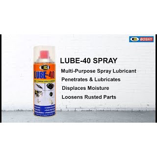 ฺBosny สเปรย์ไล่ความชื้น บอสนี่ (LuBE-40) "Bosny" ขนาด 400 CC. น้ำยาครอบจักรวาล