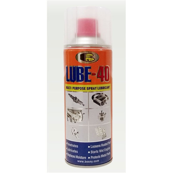 ฺBosny สเปรย์ไล่ความชื้น บอสนี่ (LuBE-40) "Bosny" ขนาด 400 CC. น้ำยาครอบจักรวาล