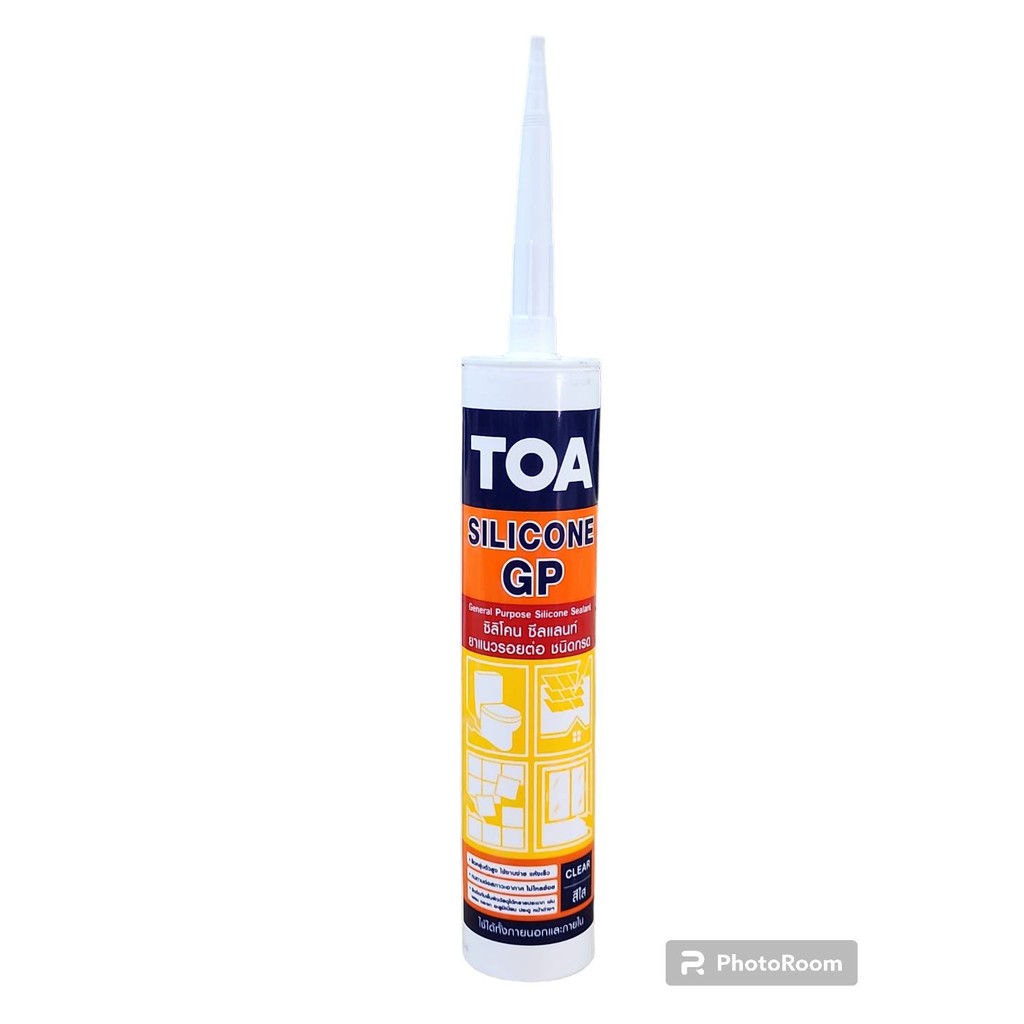 TOA Silicone Sealant GP ซิลิโคน ซีลแลนท์ จีพี ชนิด มีกรด ขนาด 280ml.