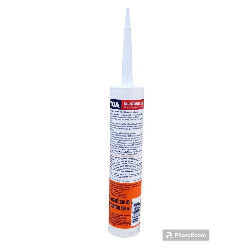 TOA Silicone Sealant GP ซิลิโคน ซีลแลนท์ จีพี ชนิด มีกรด ขนาด 280ml.