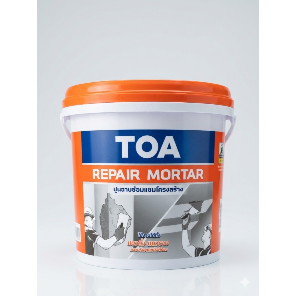TOA REPAIR MORTAR ทีโอเอ รีแพร์ มอร์ตาร์ ปูนฉาบซ่อมแซมโครงสร้าง ขนาด 5 กก.(Kg)