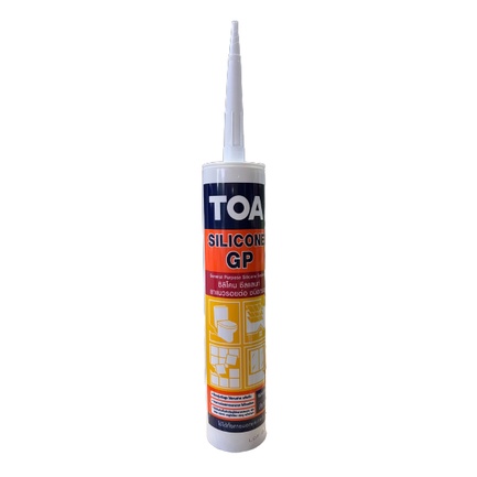 TOA ทีโอเอ ซิลิโคน ซีลแลนท์ จีพี GP ซิลิโคน ยาแนว มีกรด อเนกประสงค์ ขนาด 280 ml.