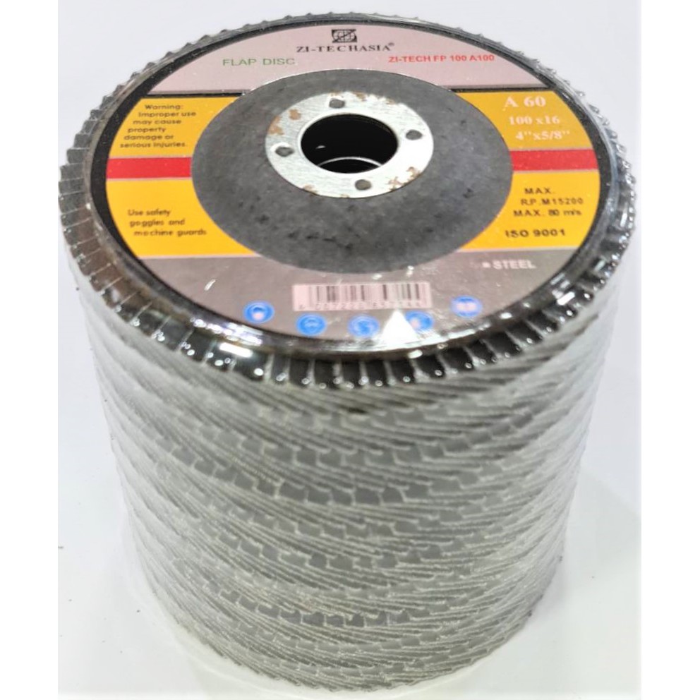 จานทรายซ้อน หลังแข็ง ZI-TECH ขนาด 4" ของแท้ (ราคา/ชิ้น)