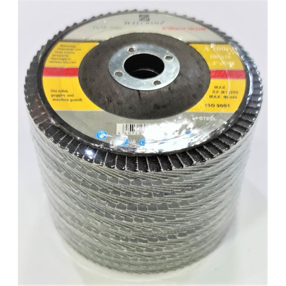 จานทรายซ้อน หลังแข็ง ZI-TECH ขนาด 4" ของแท้ (ราคา/ชิ้น)