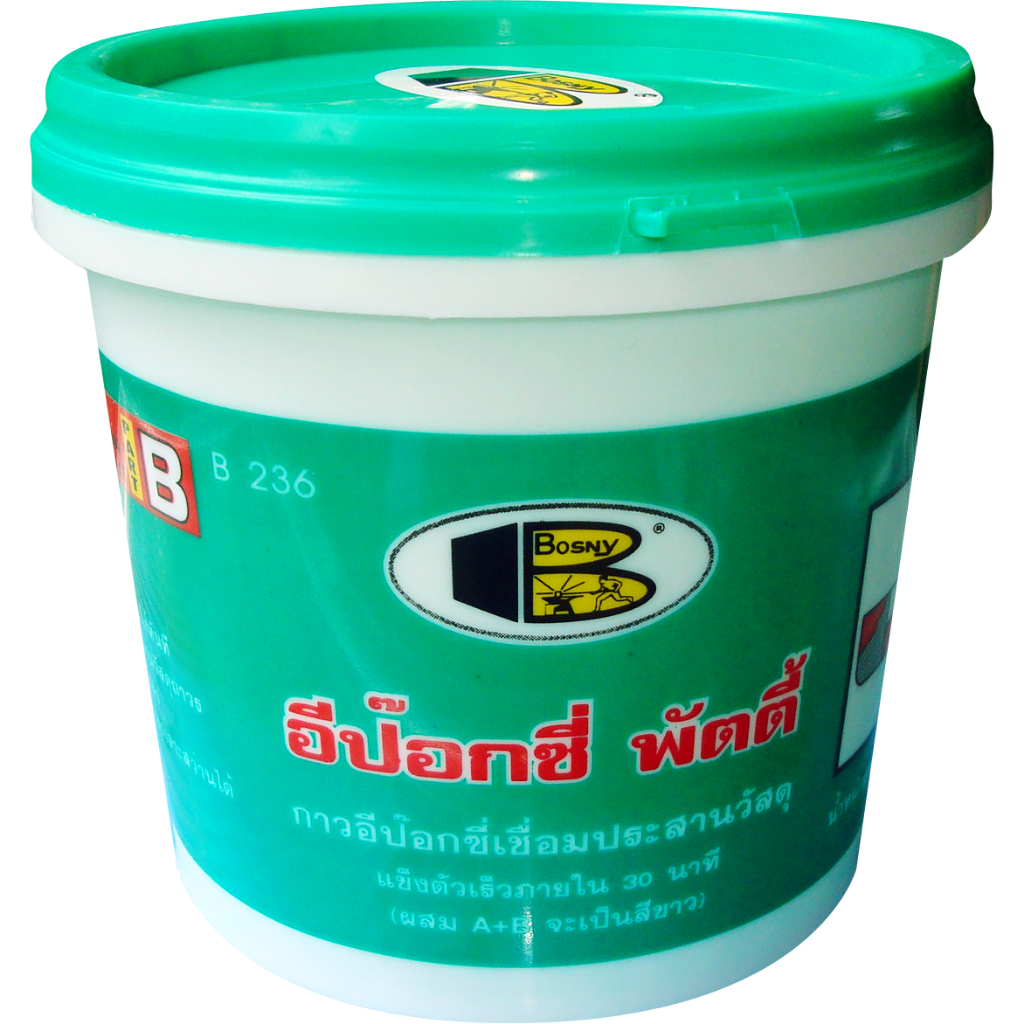 Bosny กาวเชื่อม-อุดรอยรั่วอีป็อกซี่ พัตตี้ บอสนี่ ขนาด 3 กก.