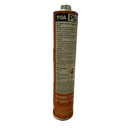 TOA พียูซีลแลนท์ ทีโอเอ พียูซีลแลนท์ ขนาด 310 มล.ราคา/หลอด TOA PolyUrethane Sealant วัสดุอุดรอยต่อประเภท โพลียูรีเทน