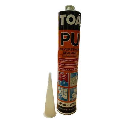 TOA พียูซีลแลนท์ ทีโอเอ พียูซีลแลนท์ ขนาด 310 มล.ราคา/หลอด TOA PolyUrethane Sealant วัสดุอุดรอยต่อประเภท โพลียูรีเทน