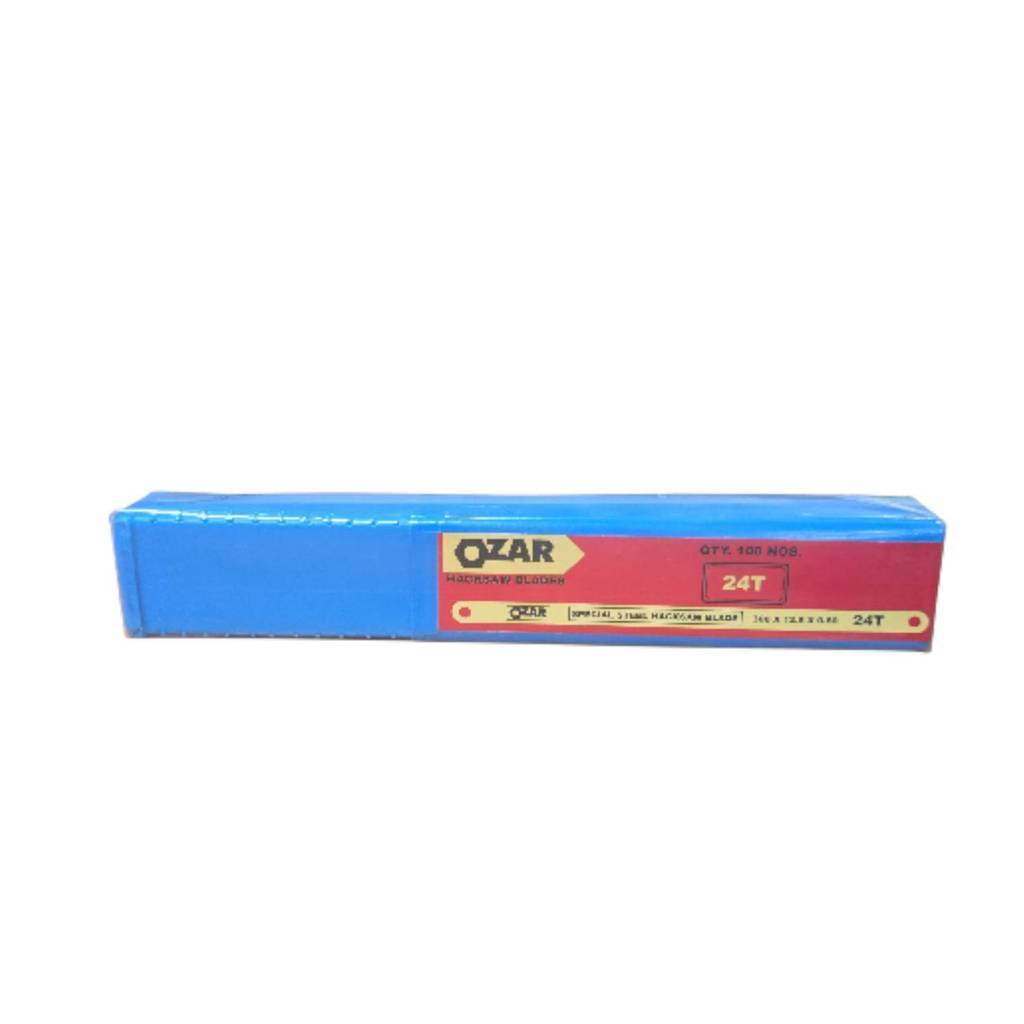 Ozar ใบเลื่อยตัดเหล็ก (100ใบ) ตัดท่อพีวีซี ขนาด 12.5 นิ้ว 18ฟัน/24ฟัน