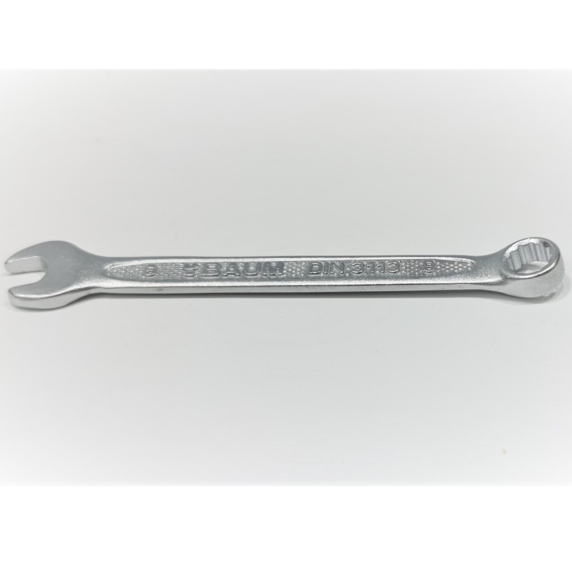 BAUM ประแจแหวนข้างปากตาย mm. 6-10 mm. สีโครเมี่ยม DIN 3113 A