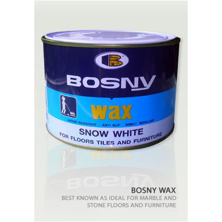 Bosny ขี้ผึ้งขัดพื้นขาว บอสนี่ "Bosny" ขนาด 12 กก. เฉดสี ขาว