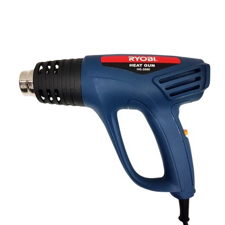 RYOBI เครื่องเป่าลมร้อน เครื่องเป่าลม เรียวบิ รุ่น HG-2000K 2000W HEAT GUN พร้อมอุปกรณ์เสริม