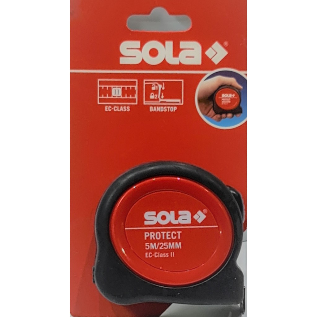 ตลับเมตร SOLA รุ่น PROTECT Made in Austria ขนาด 5M/19MM